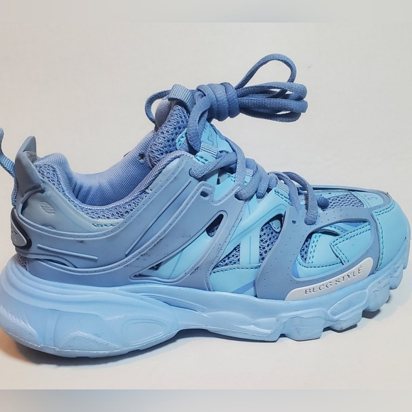 Unisex Blue MFCT BLCG Ultra Breathable Sports Sneakers Streetwear Athletic Shoes - Picture 4 of 10